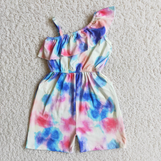 Girl Tie Dye Jumpsuit