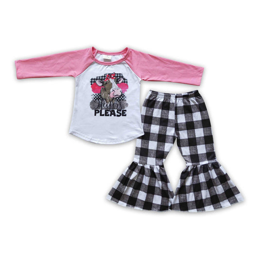 heifer please shirt plaid pants girls outfits