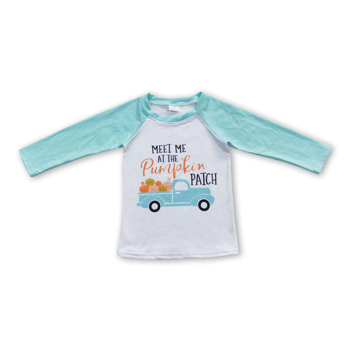 Meet Me At The Pumpkin Patch Blue T-shirt