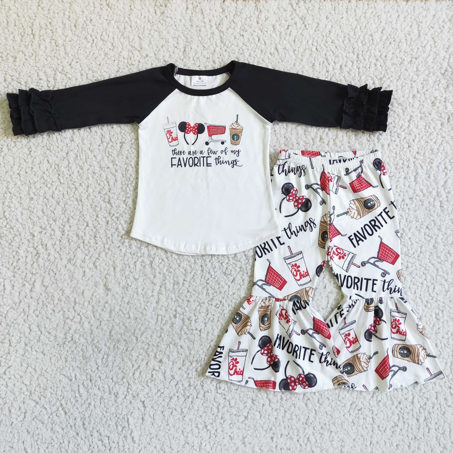 These are a few of my favorite things snacks little girls clothing