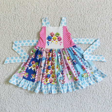 Girl sleeveless twirl summer dresses