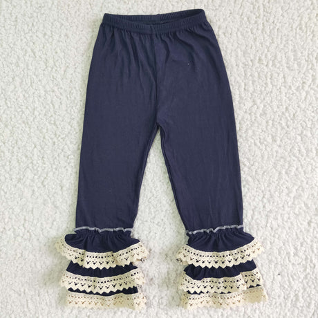 Girl Solid Lace Pants