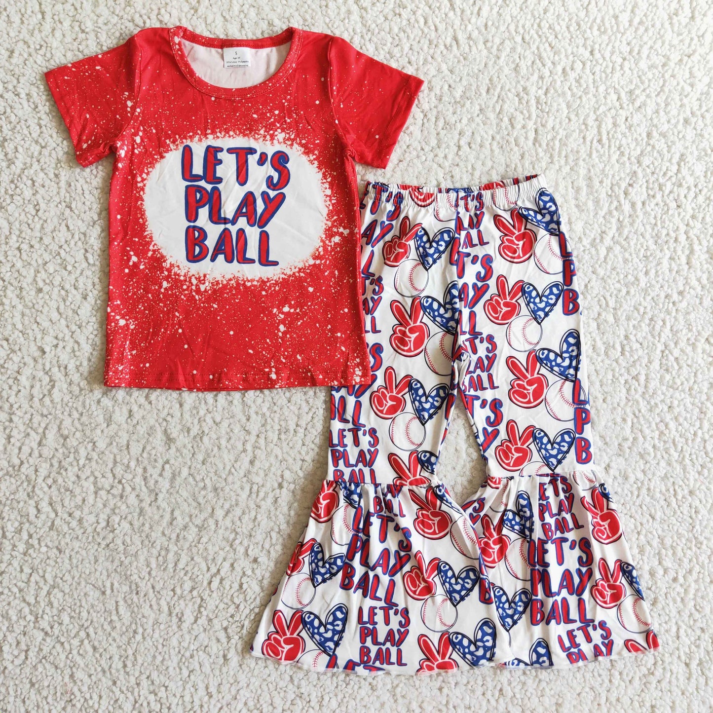 Let's play ball girls boutique game clothing