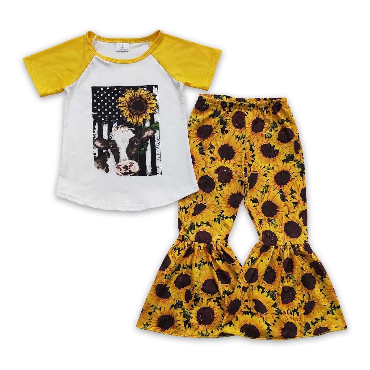 Cow Head Sunflowers Outfit