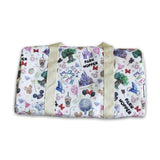 Cute snacks print travel bags