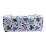 Cute snacks print travel bags