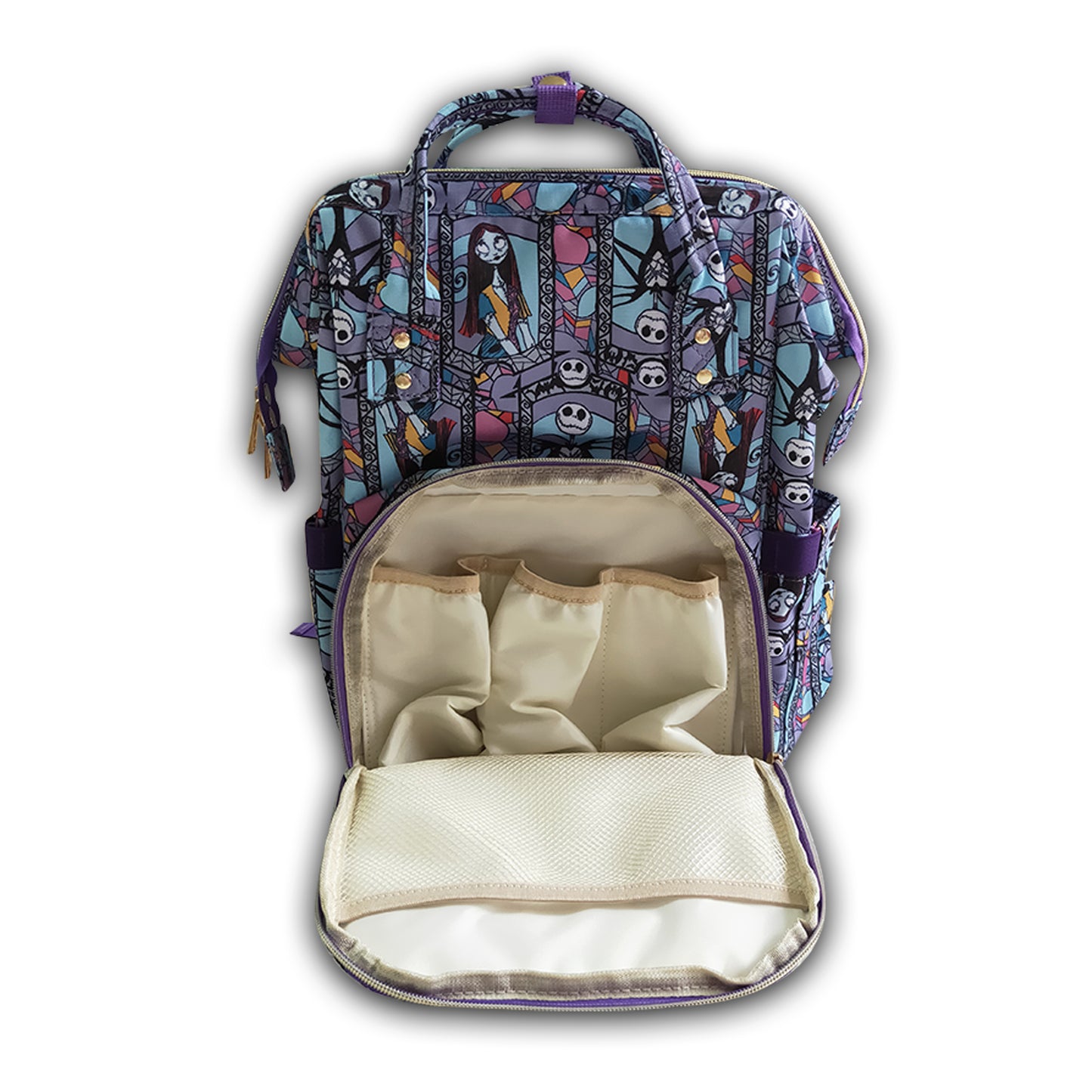 Halloween baby patchwork diaper backpack