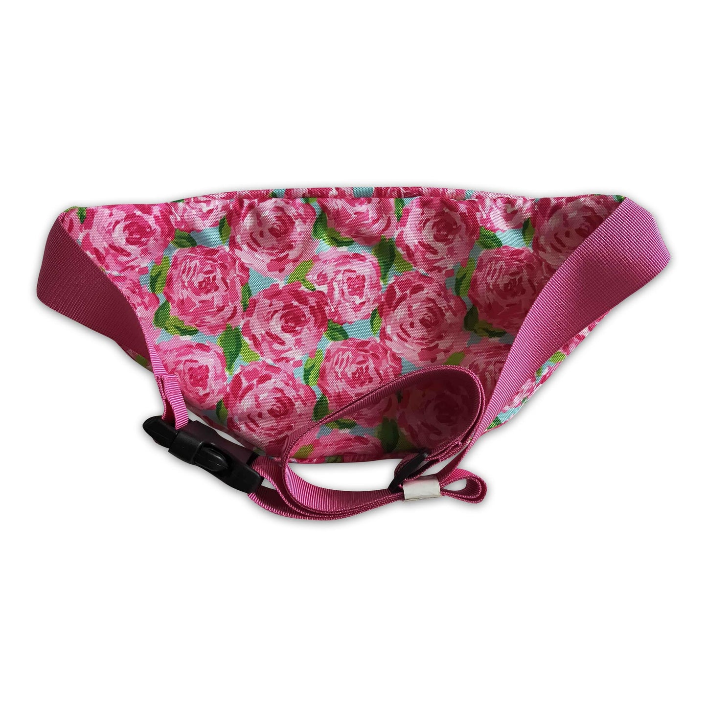 Hot pink floral kids girls small bags