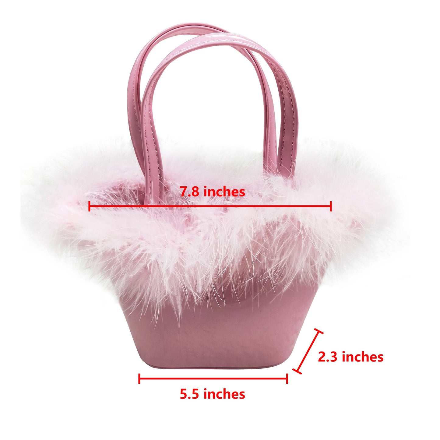 Castle Christmas tree mouse pink tulle baby girls clothes purse set