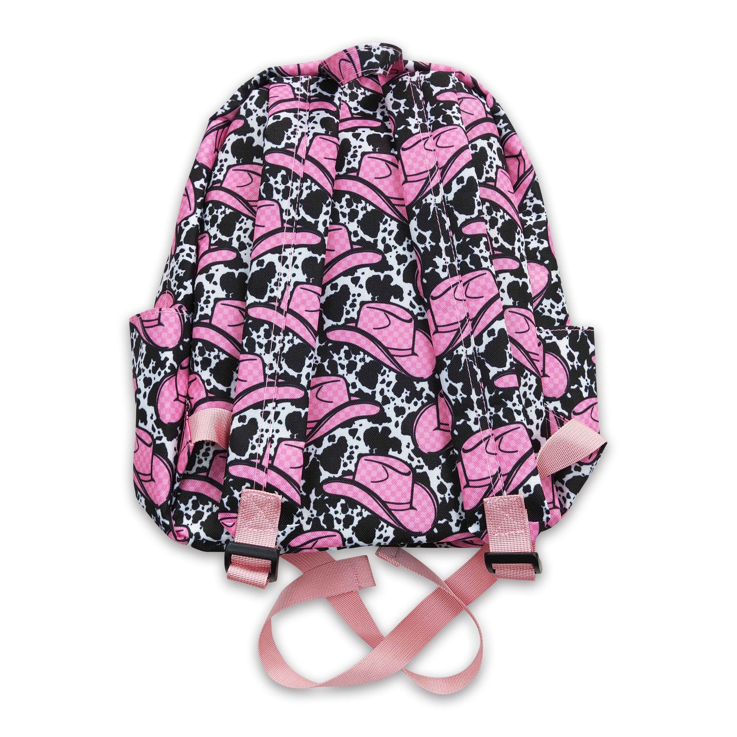 Cow hats western backpack kids girls back to school bags