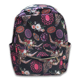 Leopard bull skull western backpack kids girls back to school bags