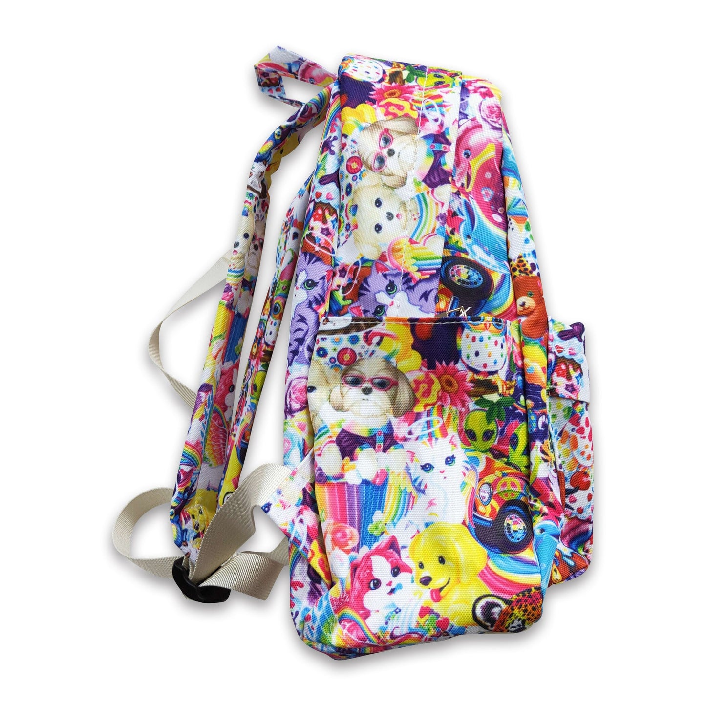 Colorful tiger kids girls back to school bags