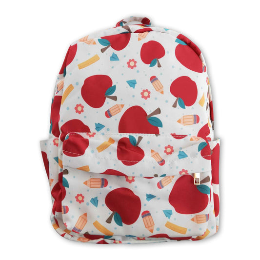 Apple pencil kids back to school backpack