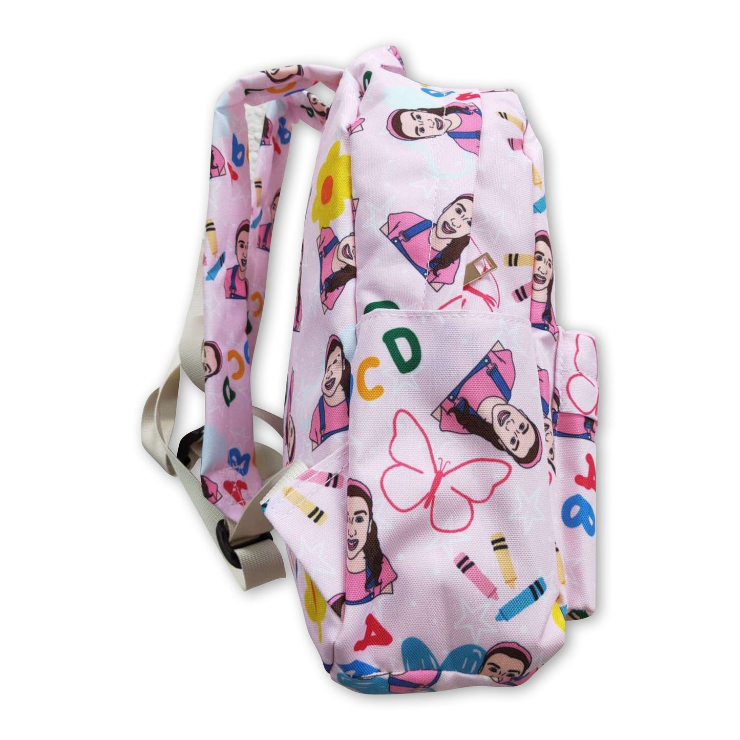 ABC teacher butterfly girls back to school backpack