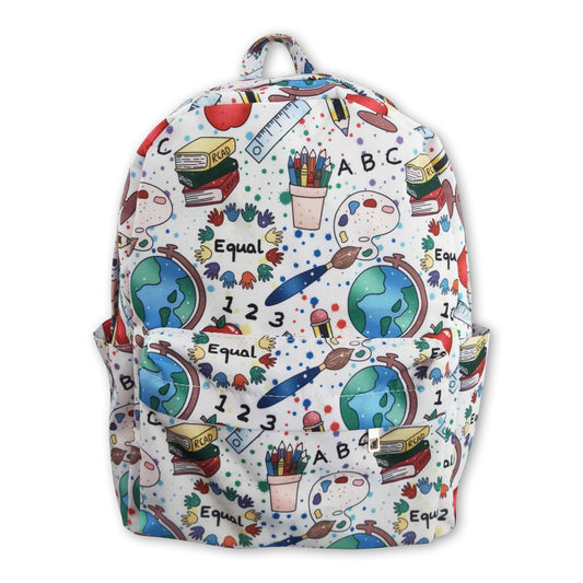 Apple book kids back to school backpack