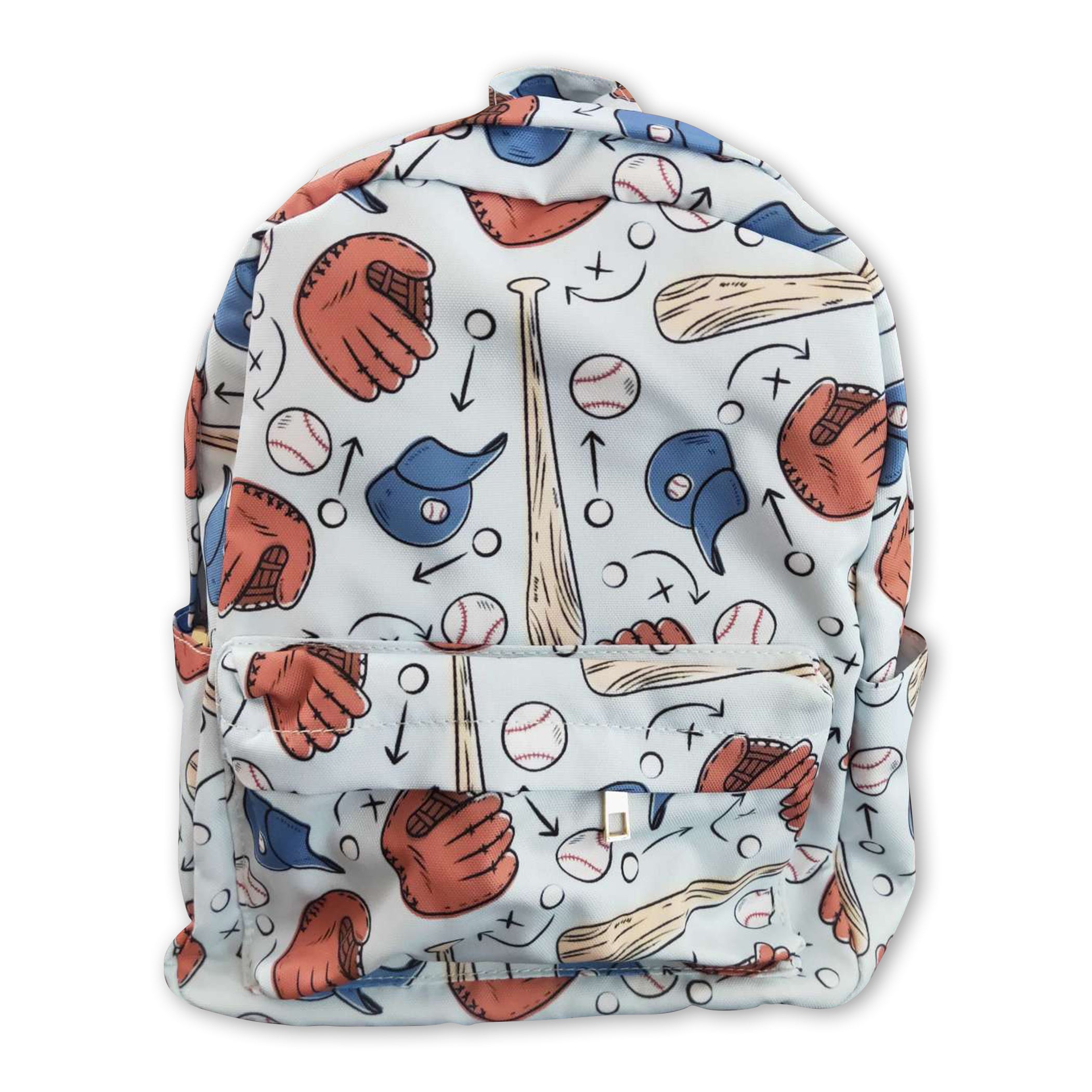 Baseball print cheap backpack