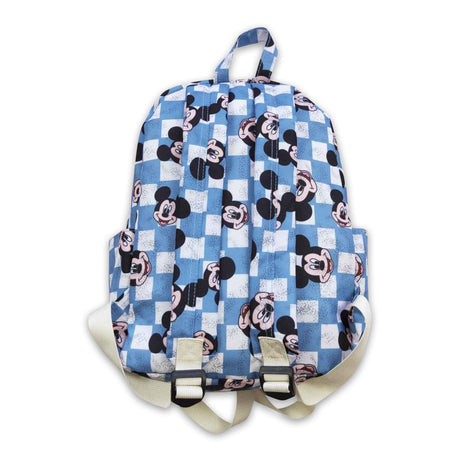 Plaid mouse kids back to school backpack