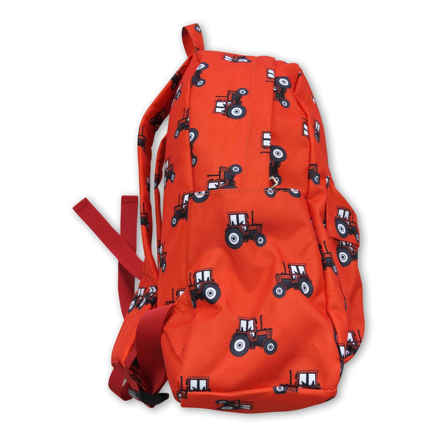 Red tractor kids boy farm backpack