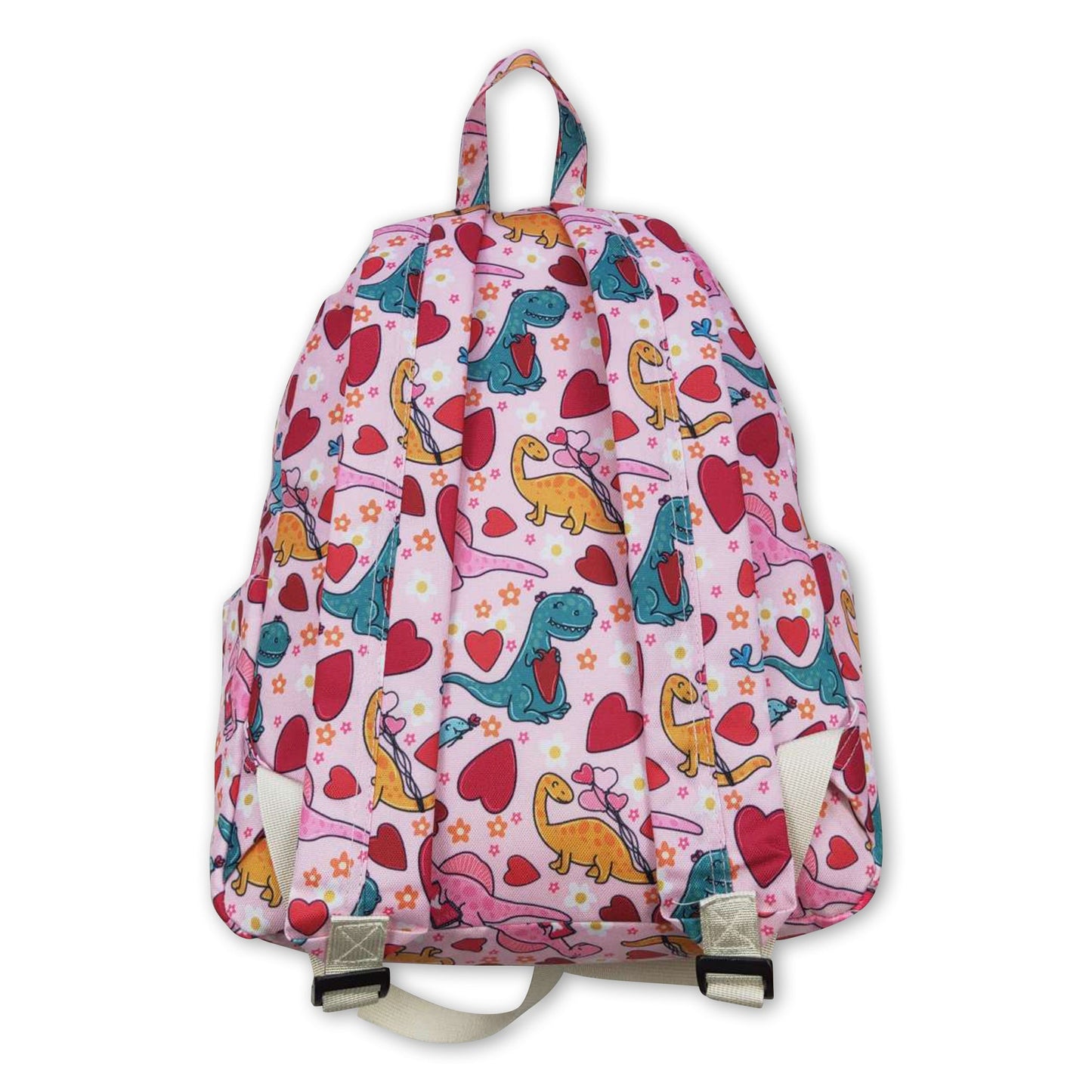 Heart dinosaur kids girls valentine's backpack