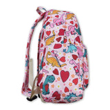 Heart dinosaur kids girls valentine's backpack