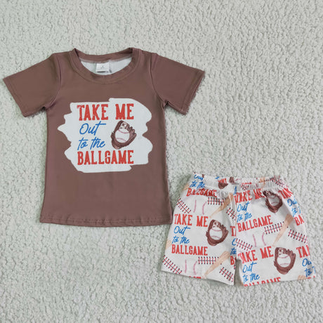 Take me out to the ballgame boy baseball clothes