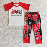 Dogs short sleeves raglan boy team clothes