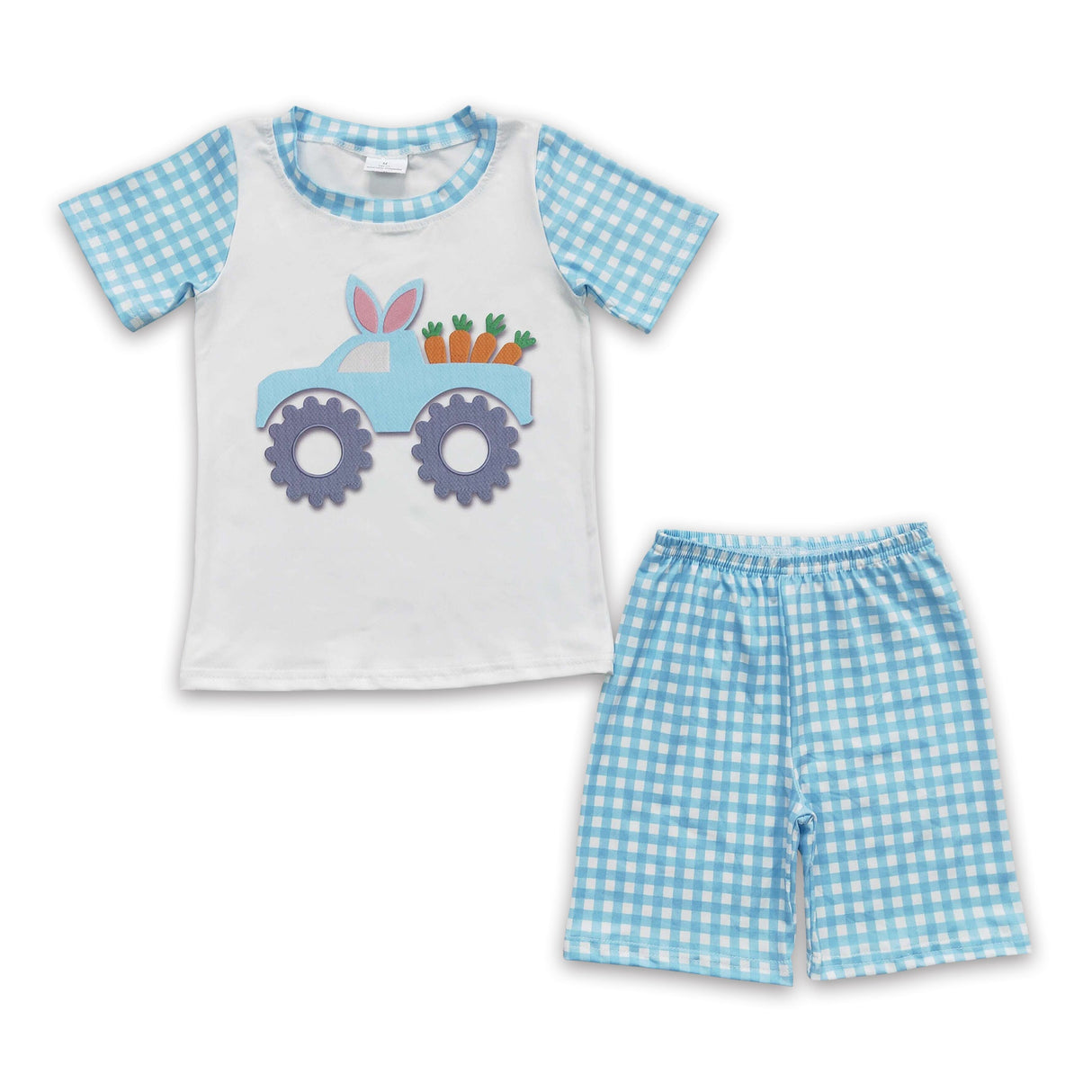 Rabbit carrot truck kids boy easter outfits