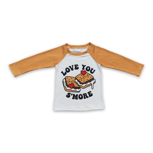 Love you more biscuit baby boy long sleeves shirt