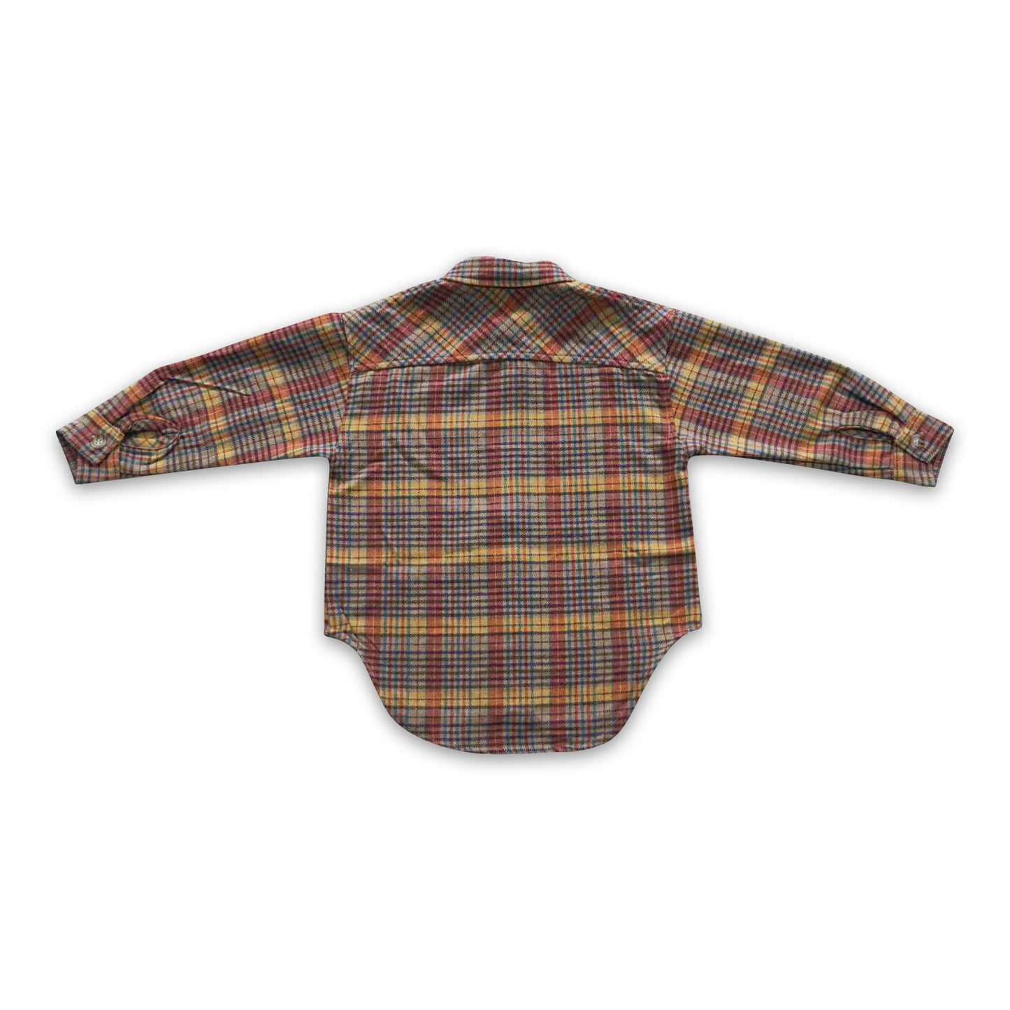 Plaid long sleeves fall kids boy button up flannel