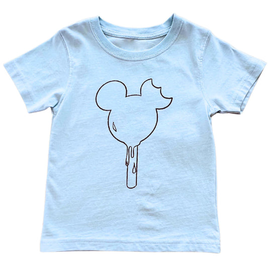 Light blue mouse popsicle baby kids summer shirt