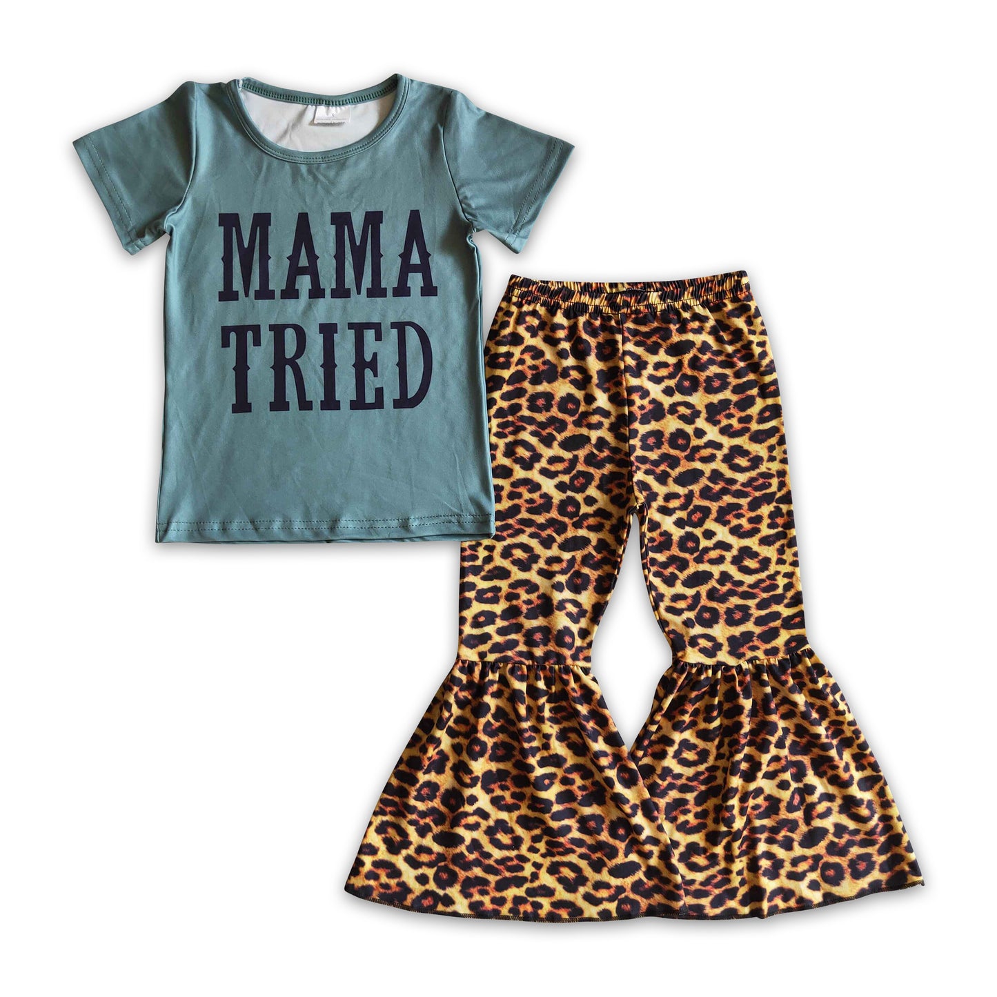 Blue Mama Tried Leopard Outfit