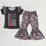 Fire trucks baby girls firefighters support clothing