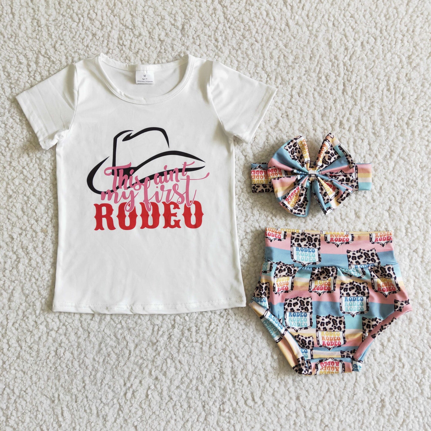 This ain't my first rodeo shirt bummies baby girls clothes