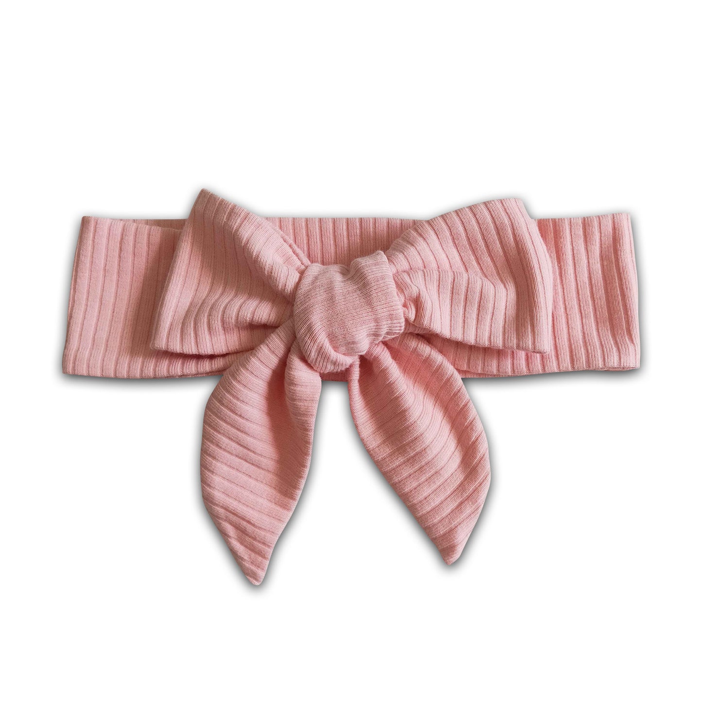 Sleeveless peach cotton baby girls bummies set