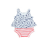 Stars sleeveless tunic stripe bummies girls 4th of july outfits