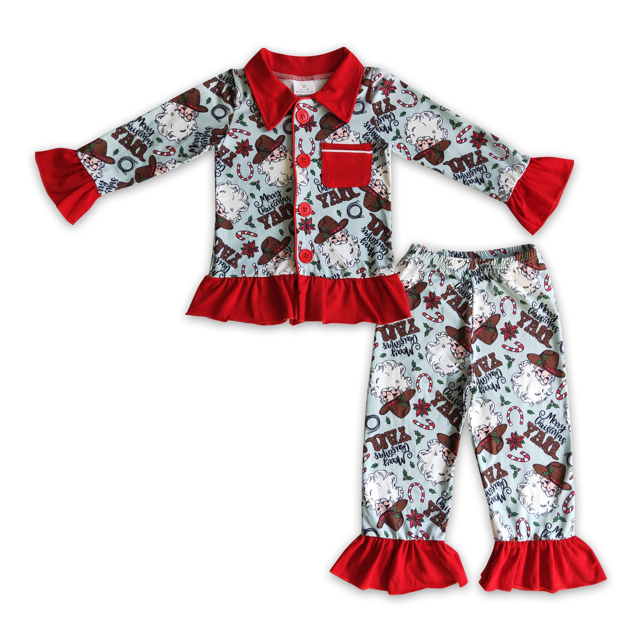 Western christmas online pajamas