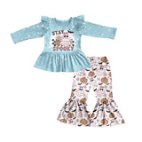 Stay spooky ghost pumpkin girls Halloween clothes