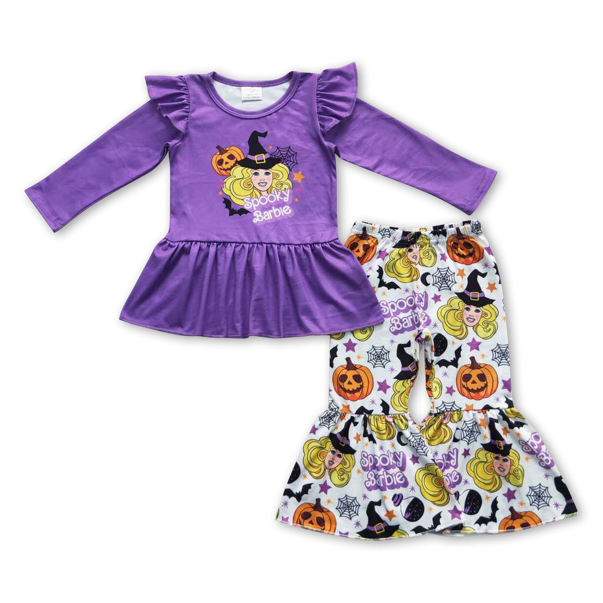 Pumpkin spooky party girls Halloween outfits
