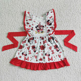 Cute ears belt girls boutique summer dress