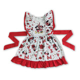 Cute ears belt girls boutique summer dress