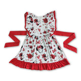 Cute ears belt girls boutique summer dress