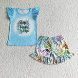 Stop buggin' me ruffle shorts girls summer outfits