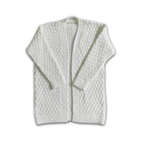 White cardigan girls sweater
