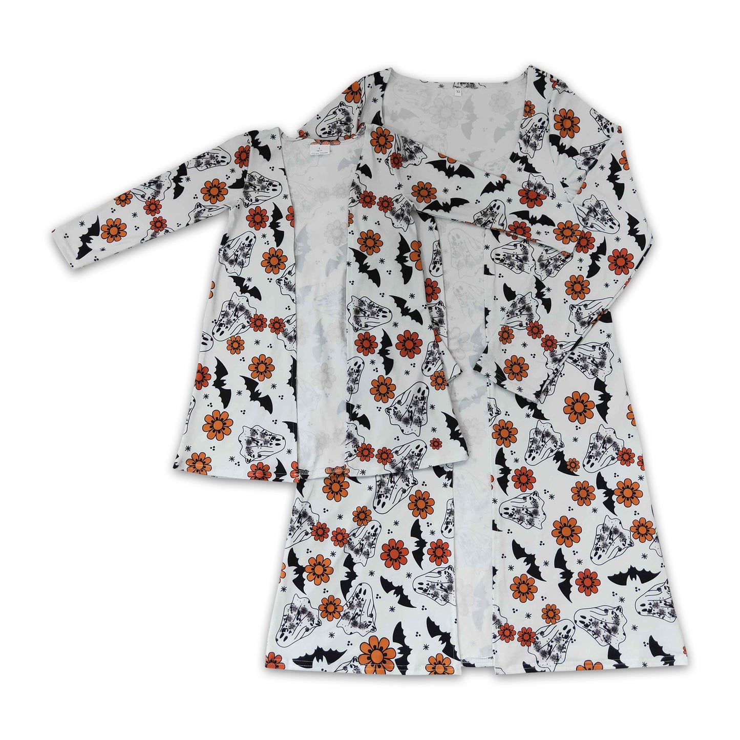 Ghost bat floral adult Halloween cardigan