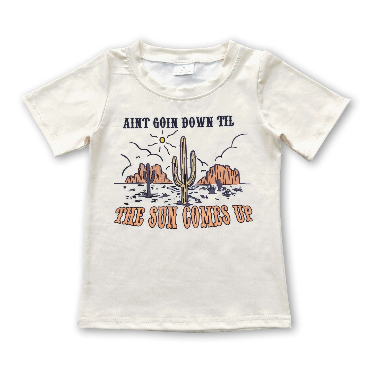 Ain't goin down til the sun comes up baby kids shirt