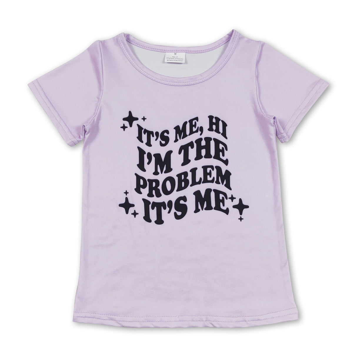 Short sleeves problem kids girls summer shirt
