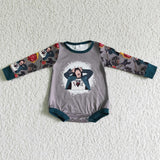 Club long sleeve baby girls Halloween romper