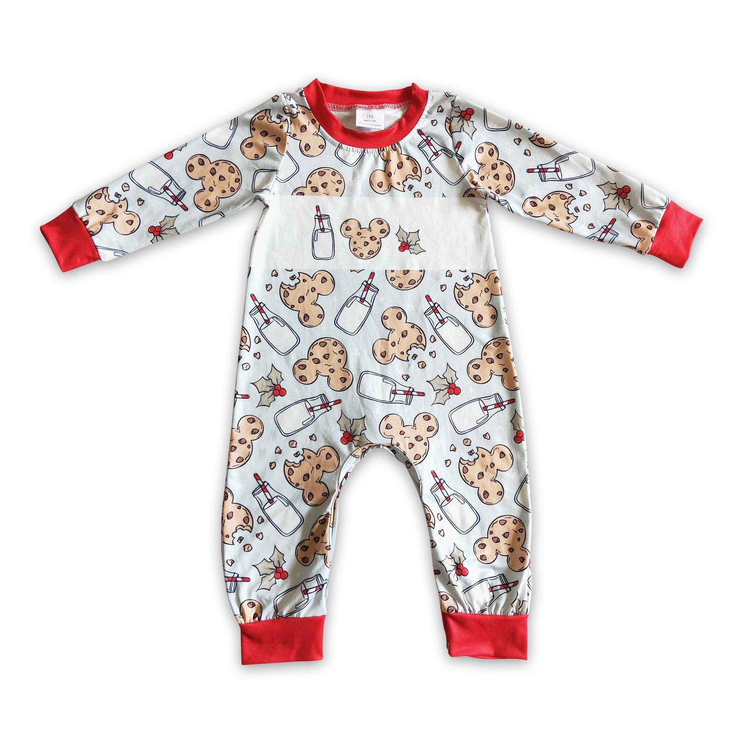 Mouse milk biscuit baby boy Christmas romper