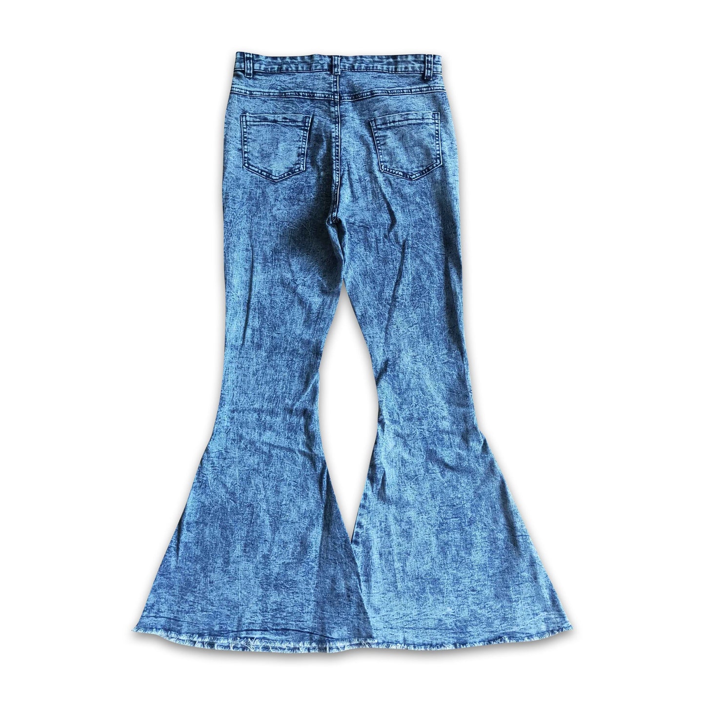 Blue bell bottom women denim pants adult jeans