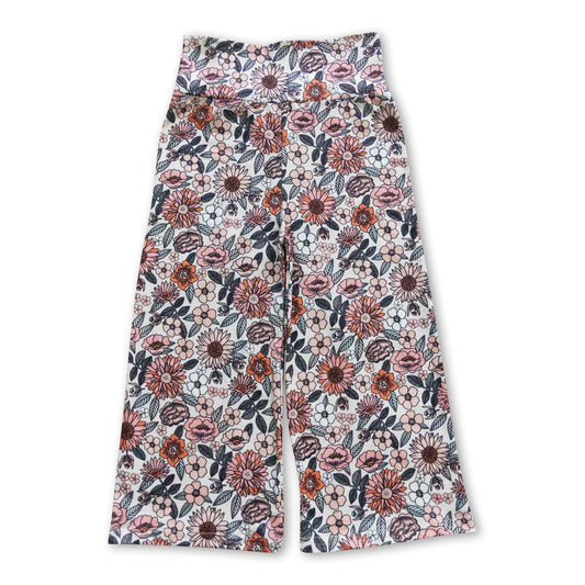 Floral trousers kids girls pants